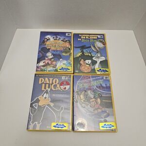 Looney Tunes DVD Lot Español Tom y Jerry Bugs Bunny Pato‎ Lucas Spanish Bundle
